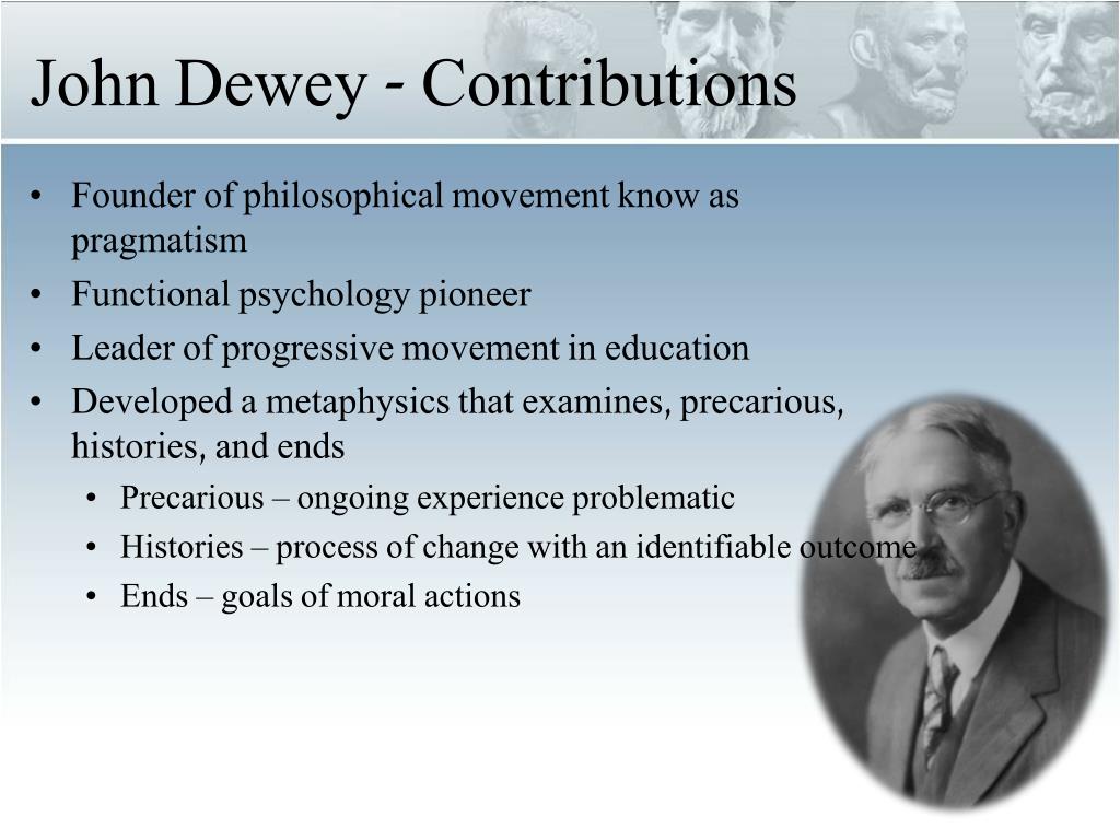 dewey contribution to education
