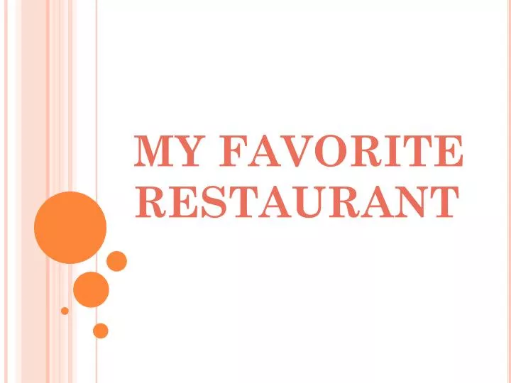 my favorite restaurant is kfc essay