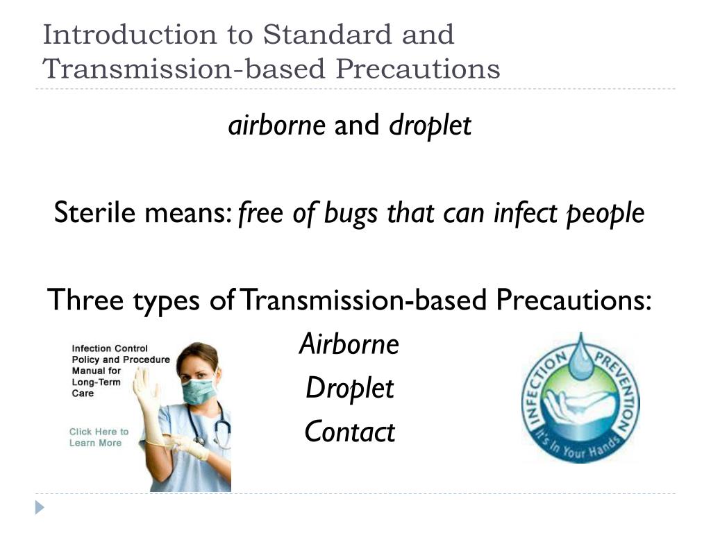 PPT Section 17.3 Transmissionbased Precautions PowerPoint