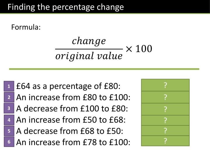 PPT - GCSE: Fractions & Percentages PowerPoint Presentation - ID:2603413