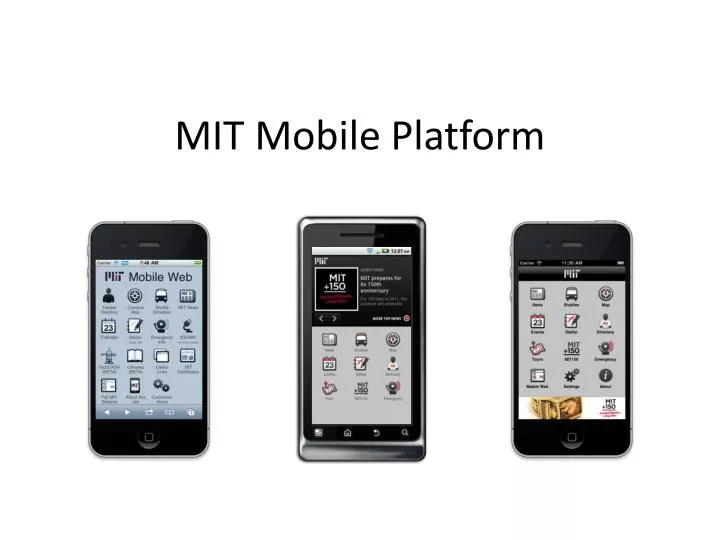 PPT - MIT Mobile Platform PowerPoint Presentation, free download - ID ...
