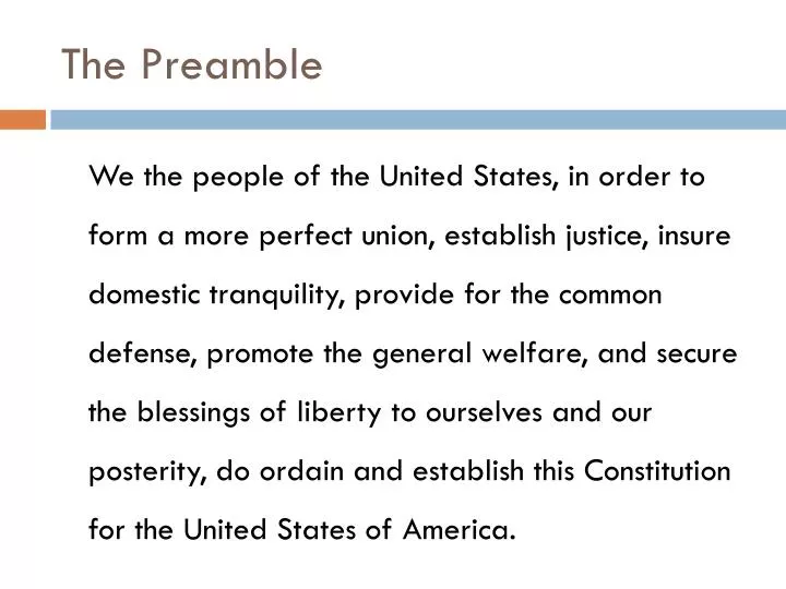 preamble essay example