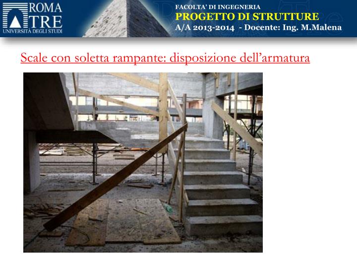 PPT - PROGETTO DI SCALE IN CEMENTO ARMATO PowerPoint Presentation - ID