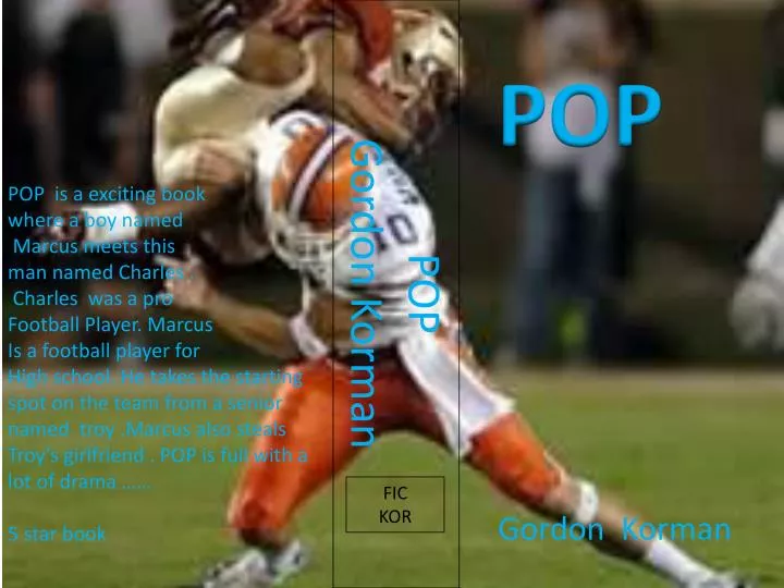 PPT POP Gordon Korman PowerPoint Presentation, free download ID2603925
