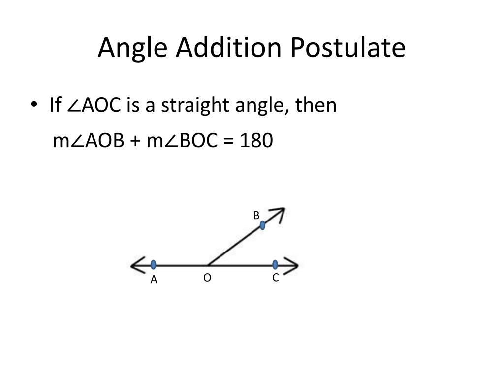 unit 1 geometry homework 4 angle addition postulate