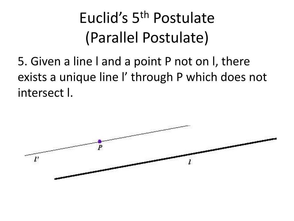 parallel postulate definition geometry