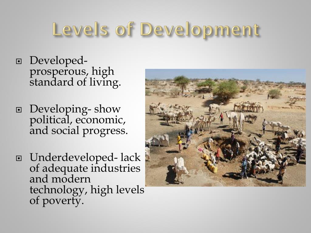 prepare a powerpoint presentation on problems of underdeveloped countries