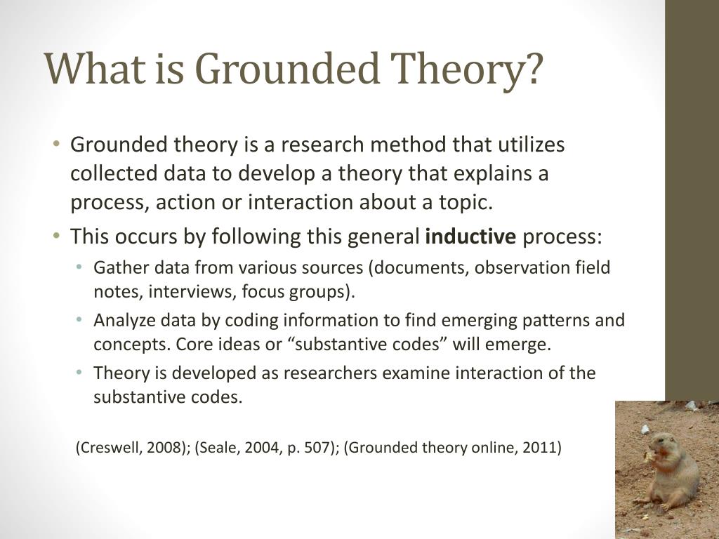 grounded theory research design example