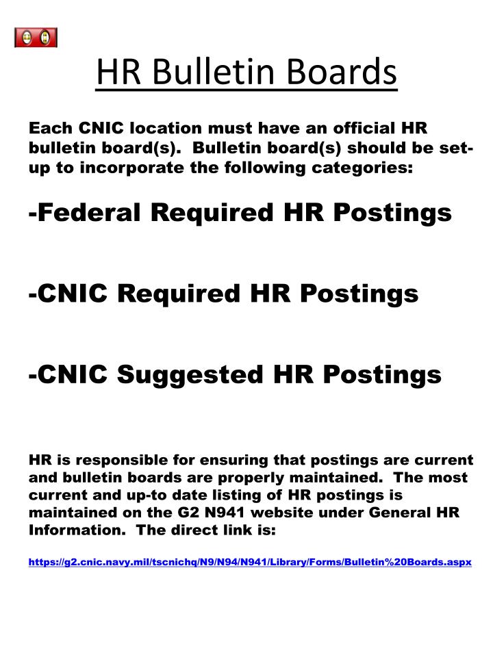 PPT CNIC HR BULLETIN BOARD “TOOLBOX” PowerPoint Presentation ID2605944