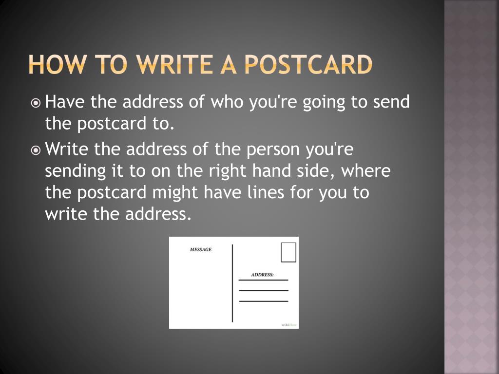 Ppt Postcard Powerpoint Presentation Free Download Id2606014