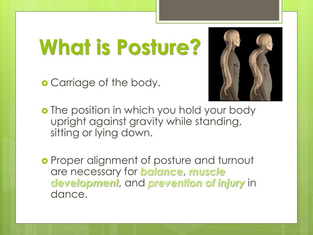 presentations body posture