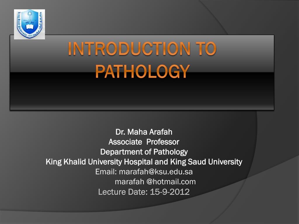Ppt Introduction To Pathology Powerpoint Presentation Free Download