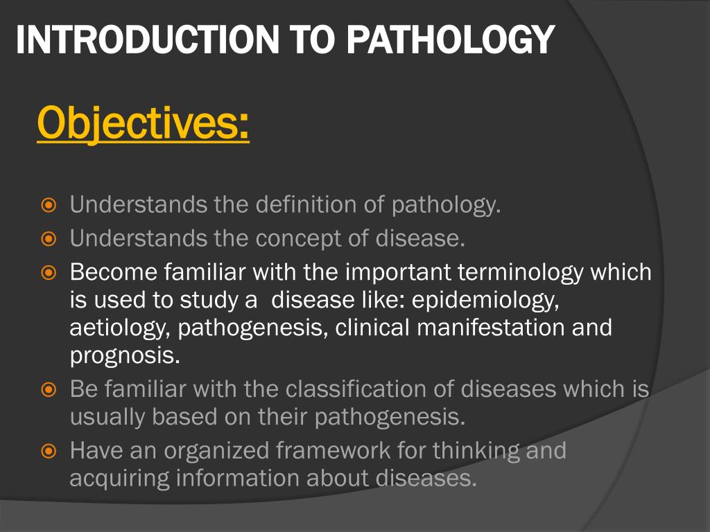 pathology thesis topic list