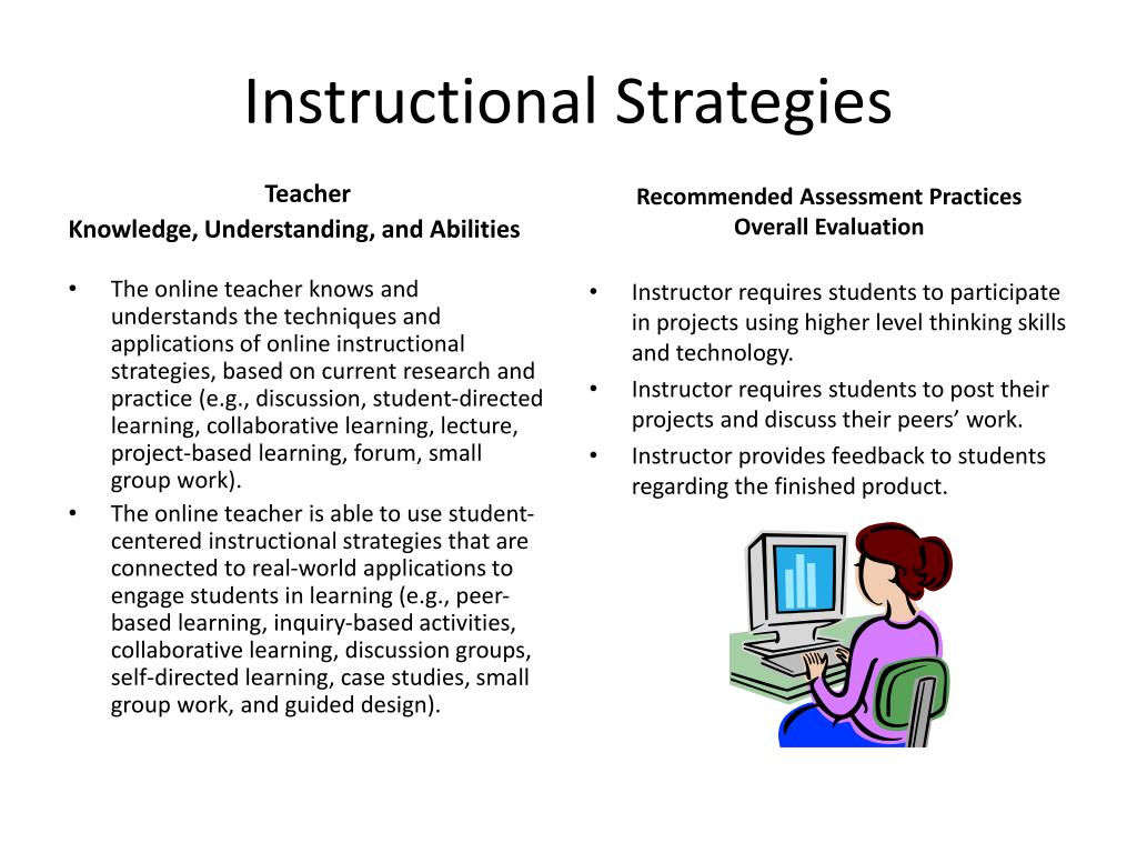 assignment instructional strategies