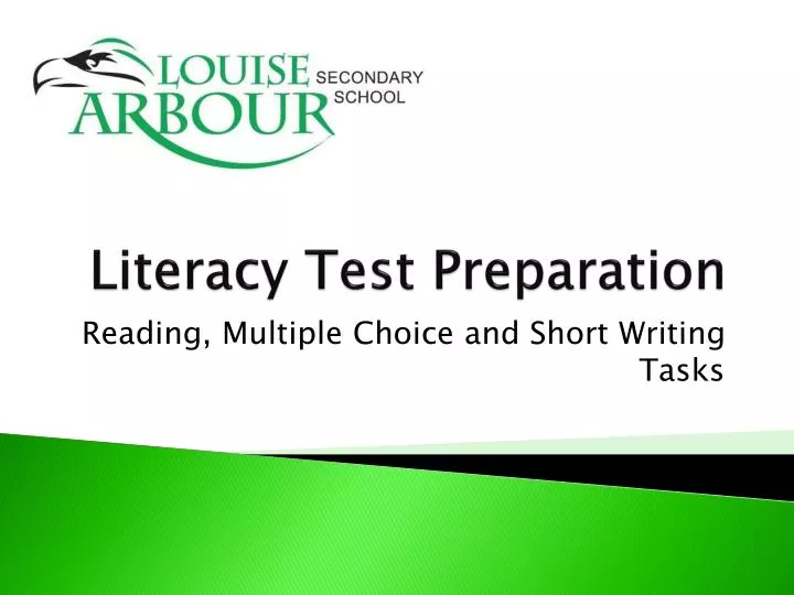 PPT - Literacy Test Preparation PowerPoint Presentation, free download ...