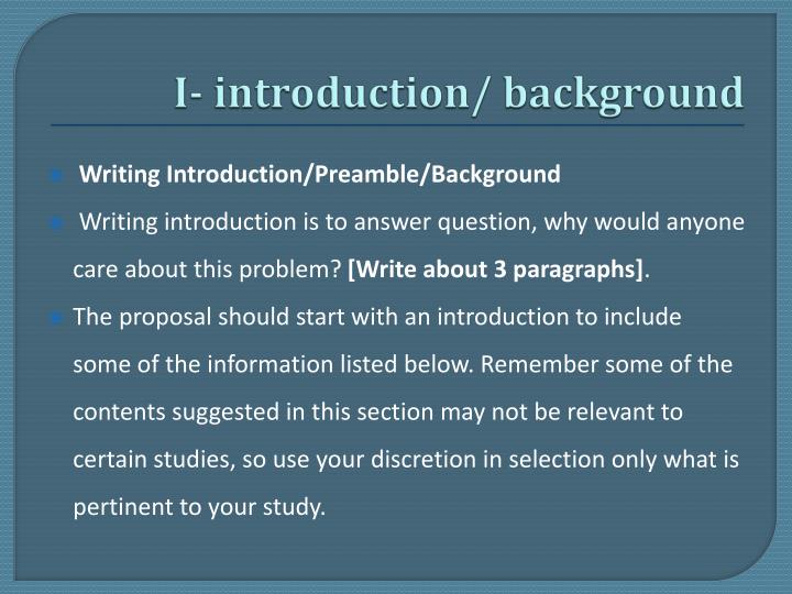 PPT - Writing the Research Proposal PowerPoint Presentation - ID:2607445