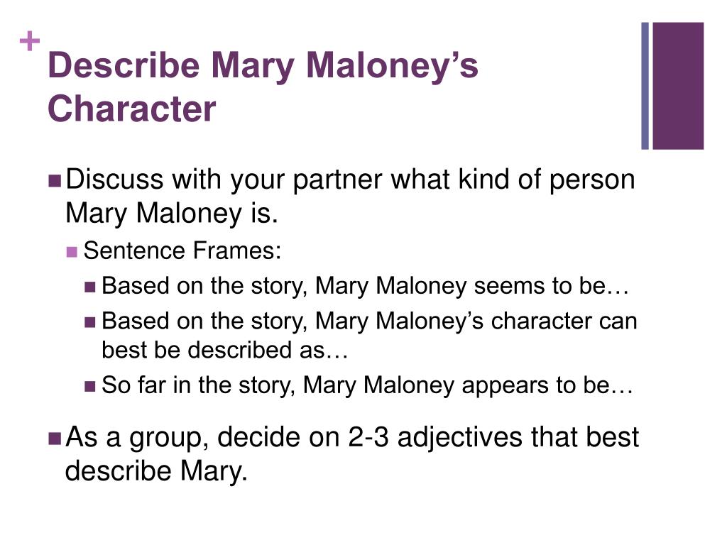 mary maloney character