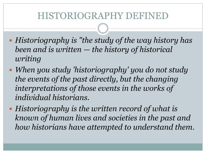 historiography essay pdf