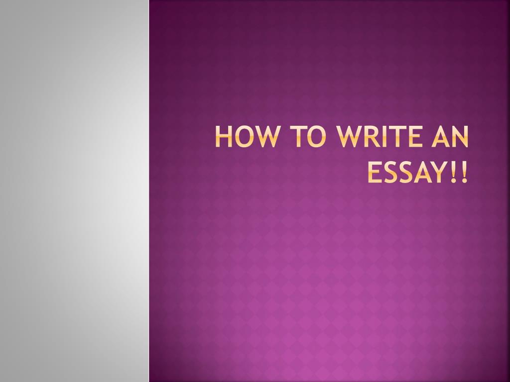 what is essay talk