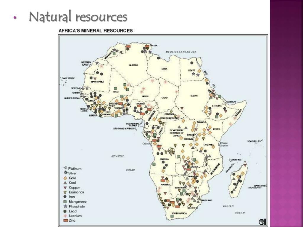 Ископаемые восточной африки. Минеральные ресурсы Африки карта. Африка месторождения полезных ископаемых карта. Карта полезных ископаемых Африки. Полезные ископаемые Африки на карте.