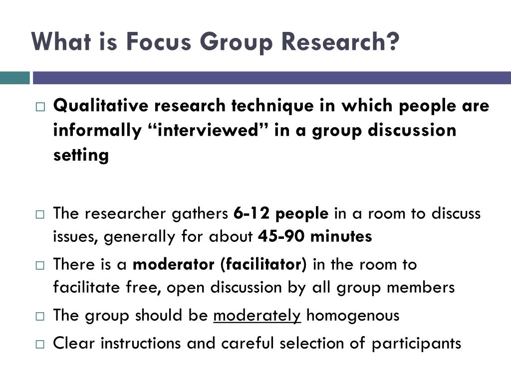 qualitative research online focus group