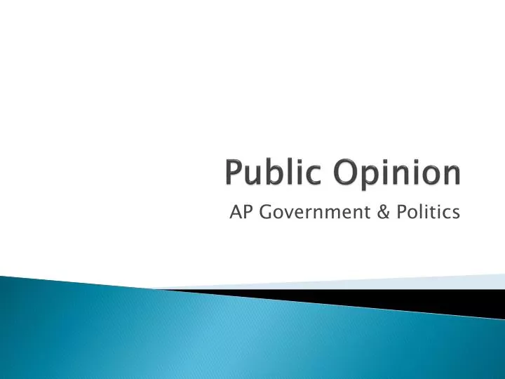 public opinion n.