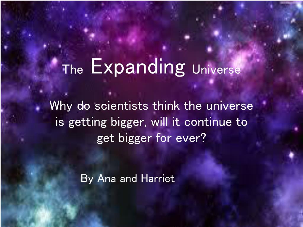 essay on expanding universe