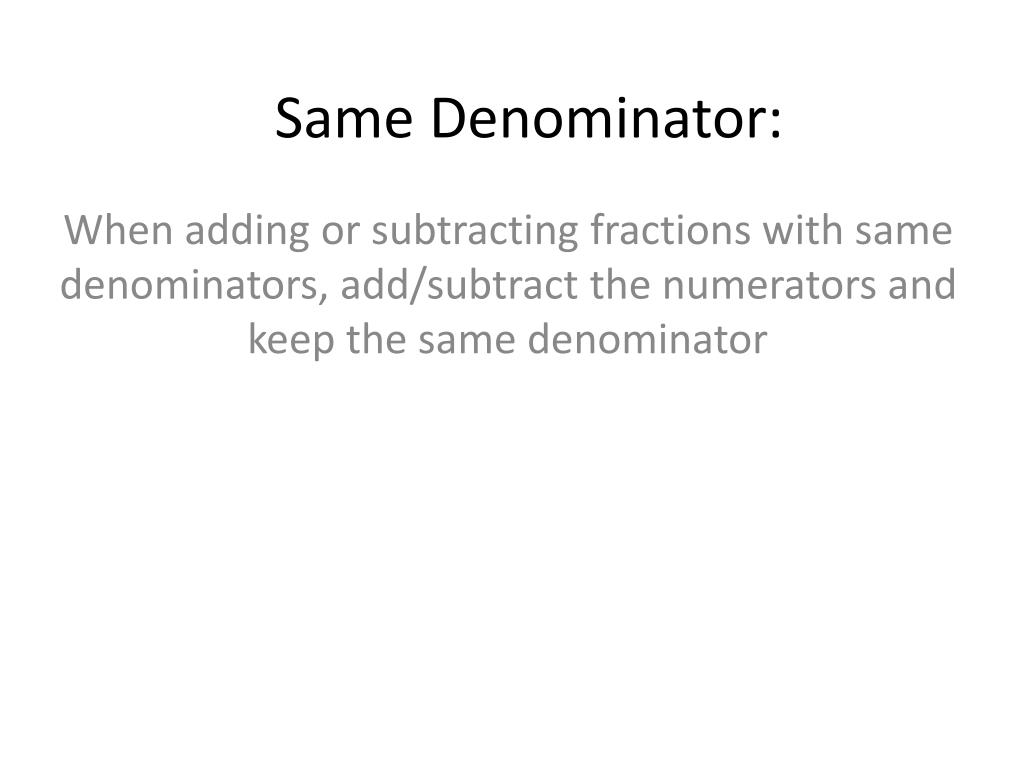 PPT - 9.5 Adding and Subtracting Rational Expressions PowerPoint ...