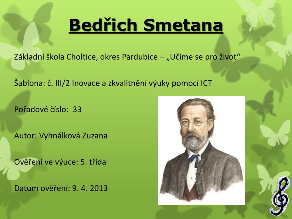 PPT - Bedřich Smetana PowerPoint Presentation, free download - ID:2609947