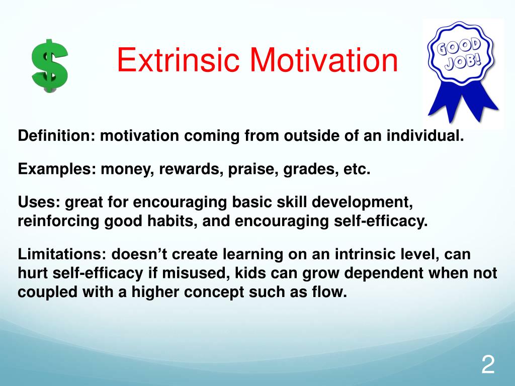 extrinsic vs intrinsic motivation ppt extrinsic vs intrinsic motivation ppt