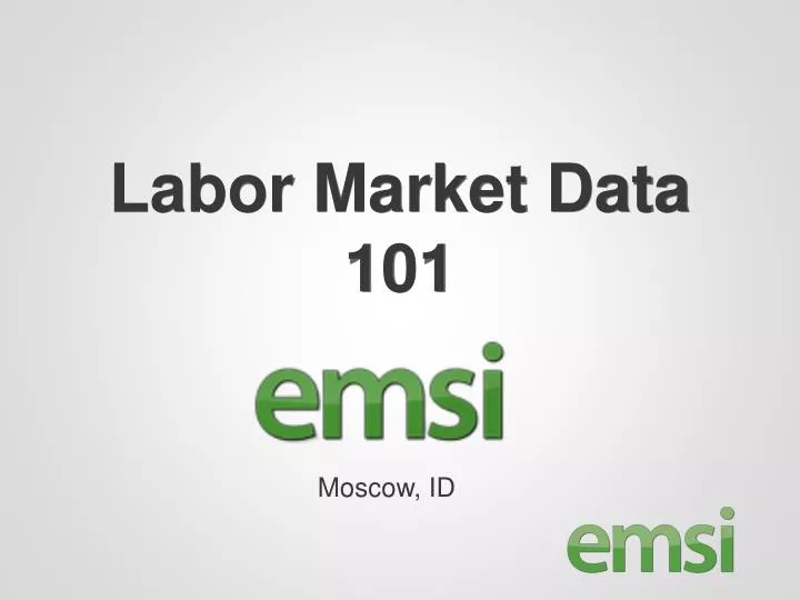 PPT - Labor Market Data 101 PowerPoint Presentation, free download - ID