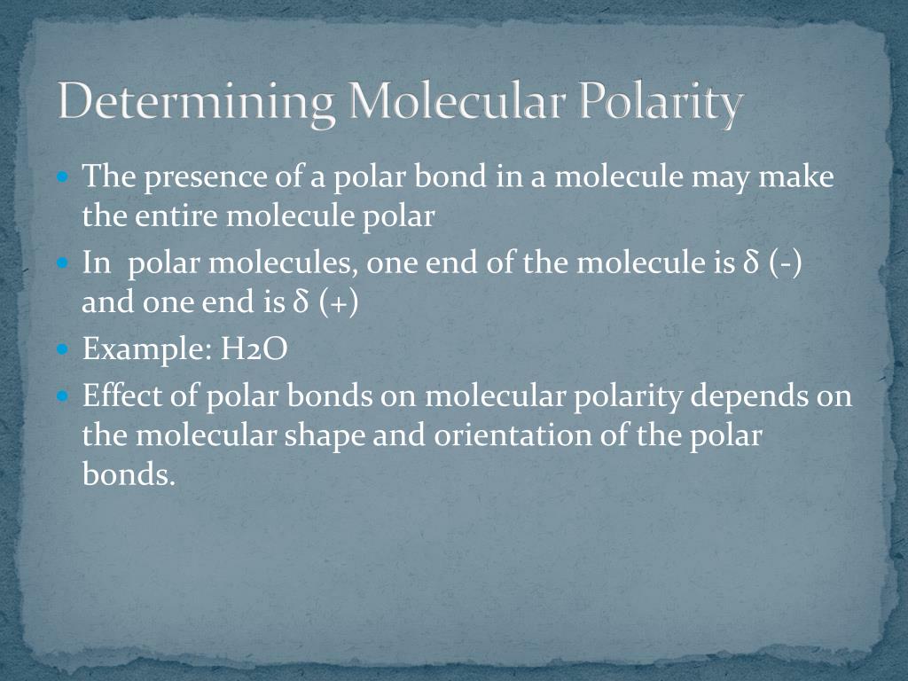 PPT - Molecular Shapes and Polarity PowerPoint Presentation, free ...