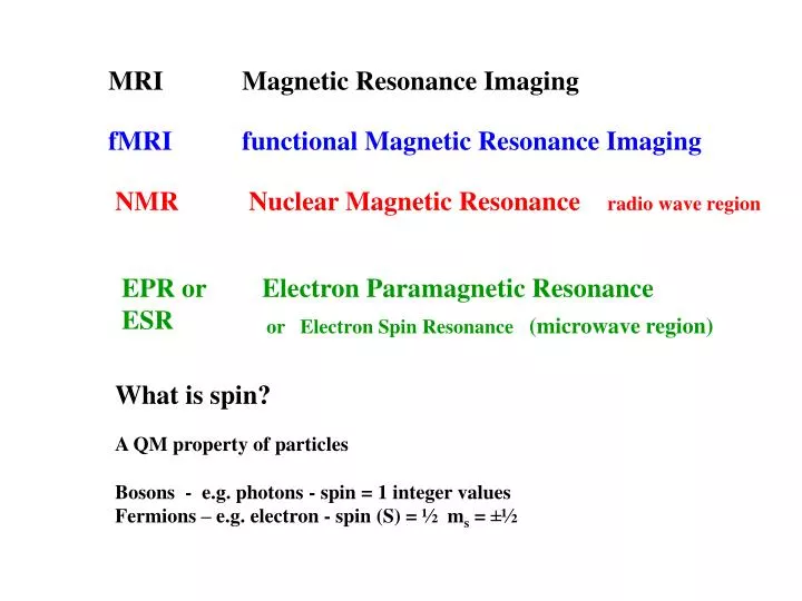 PPT MRI PowerPoint Presentation Free Download ID 2610760