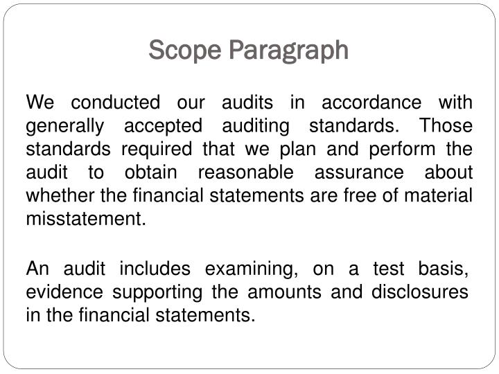 generally accepted auditing standards independence generally accepted auditing standards independence