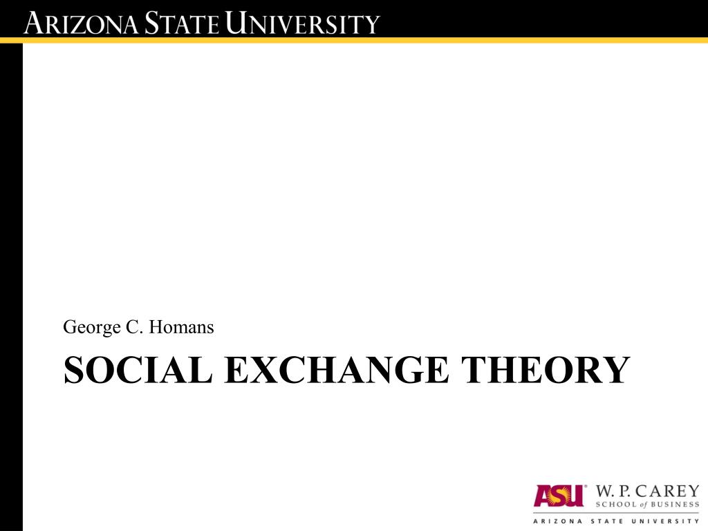 homans social exchange theory