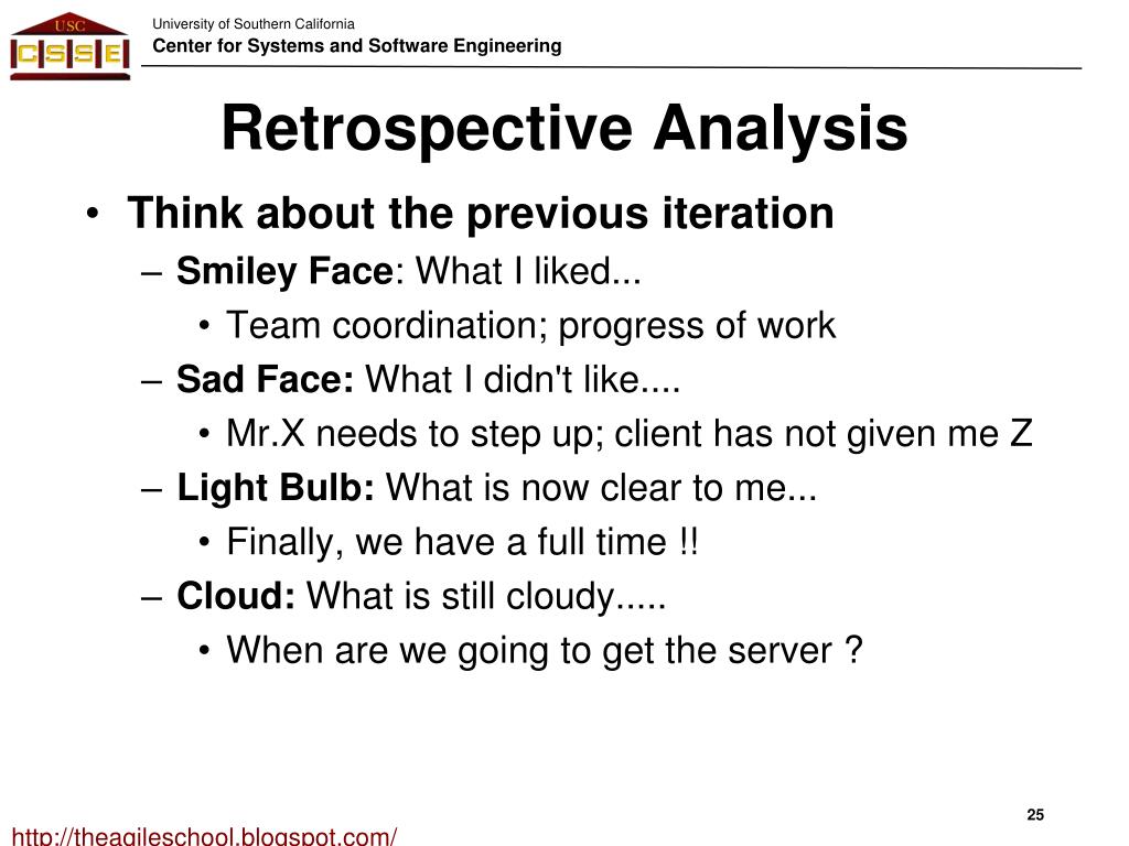 meaning of retrospective report