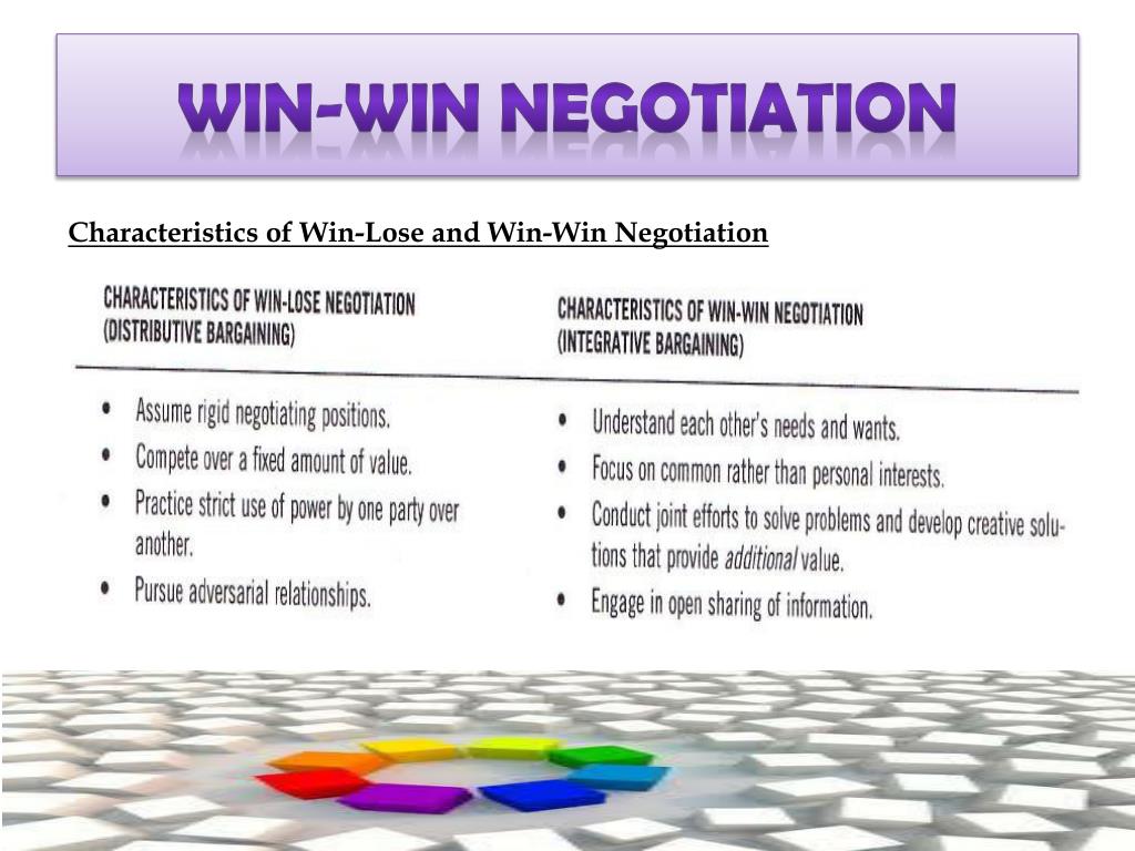 win win negotiation case study pdf