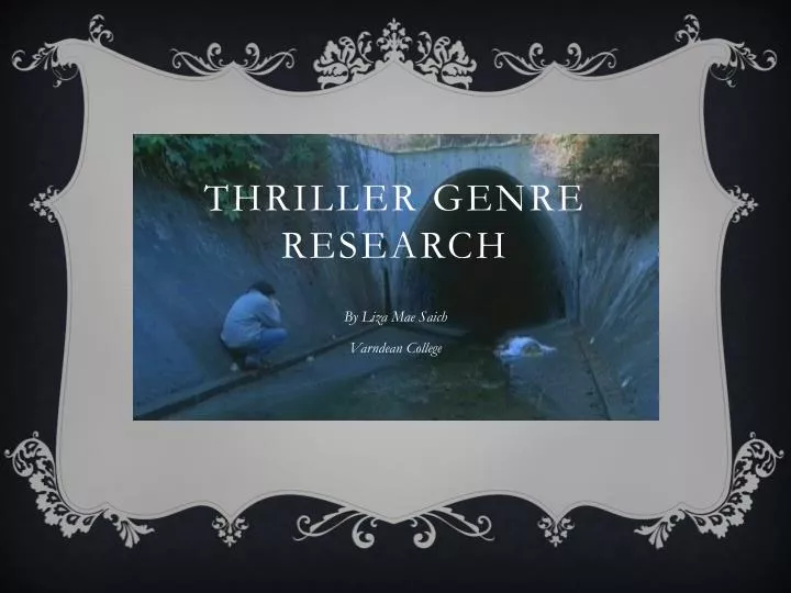 research paper on thriller genre