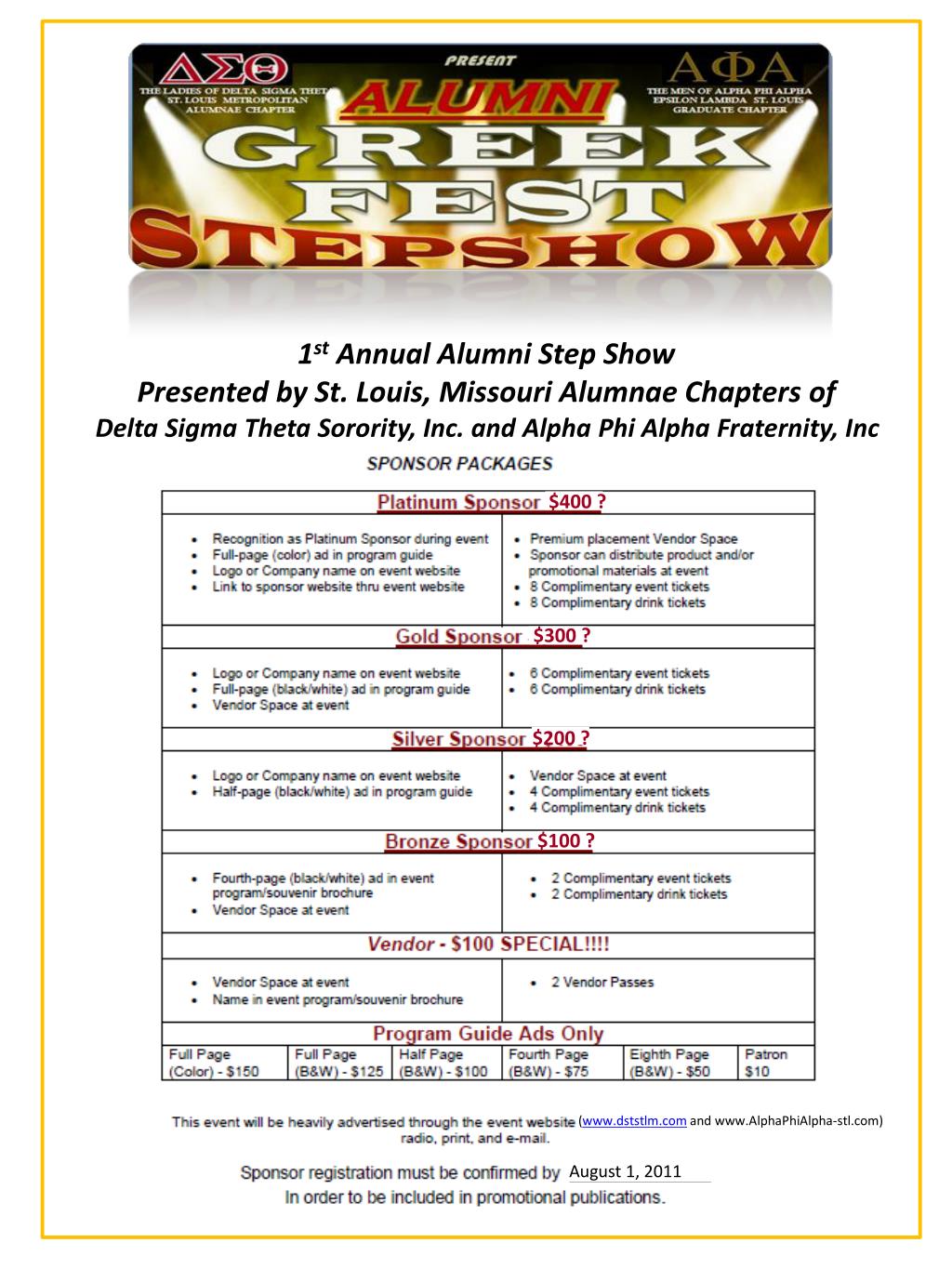 PPT - Join Us for the 1st Annual Alumni Step Show: A Celebration of ...