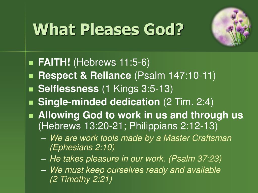 PPT Pleasing God PowerPoint Presentation Free Download ID 2613773 ppt-pleasing-god-powerpoint-presentation-free-download-id-2613773