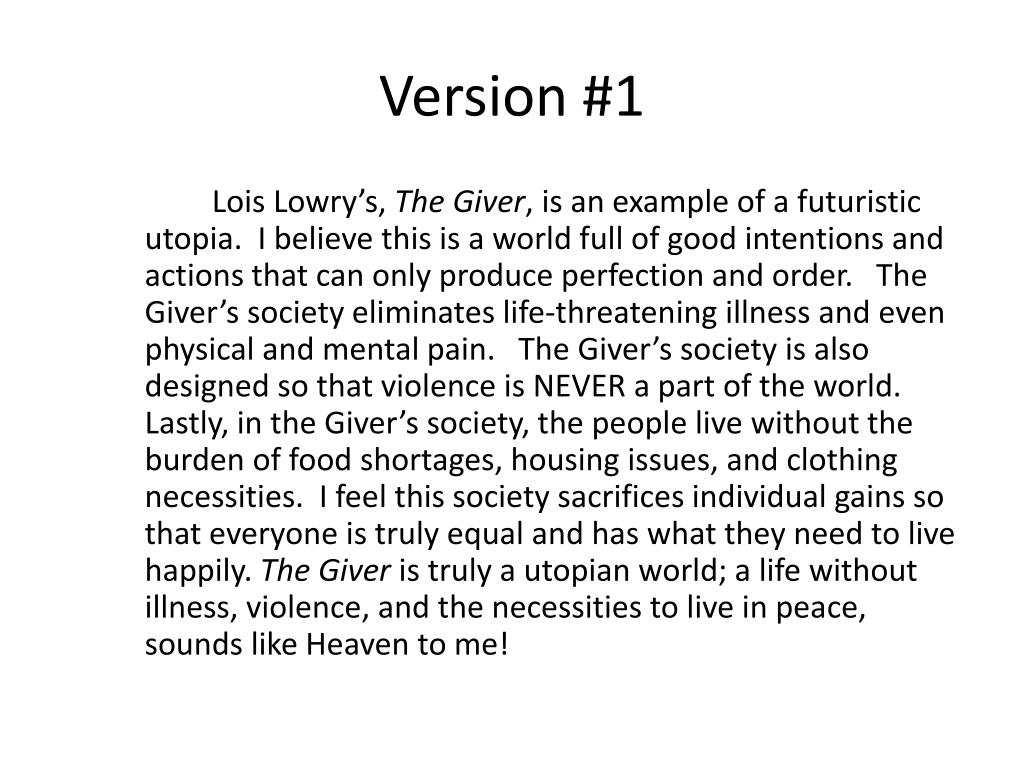 utopia essay