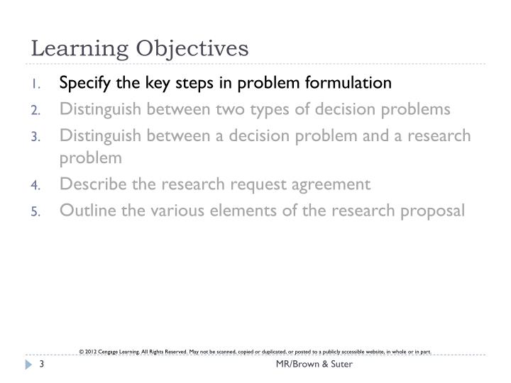 PPT - The Research Question: Formulation of the Problem PowerPoint ...