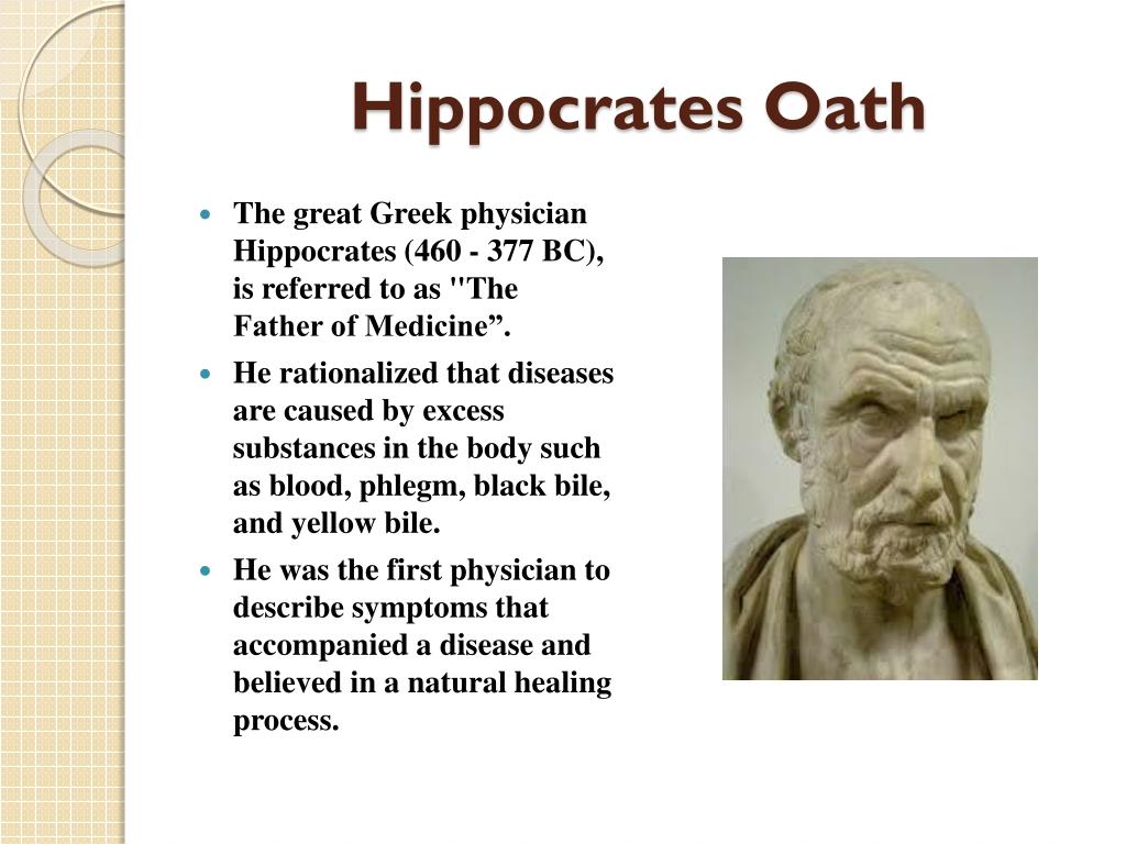 Meaning hippocrates Hippocrates and