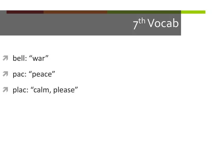 PPT 7 Th Vocab PowerPoint Presentation Free Download ID 2616257