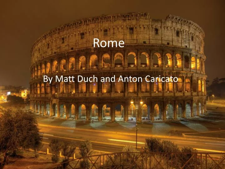 how to download presentations from rome