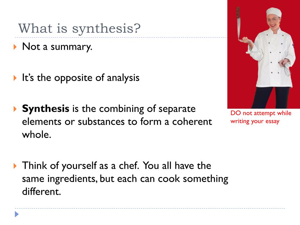 synthesis characteristics