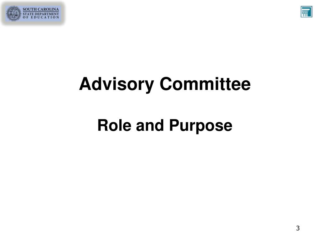 Committe Advisory Role PPT - South Carolina Alternate Assessment (SC-Alt) Advisory Committee ...