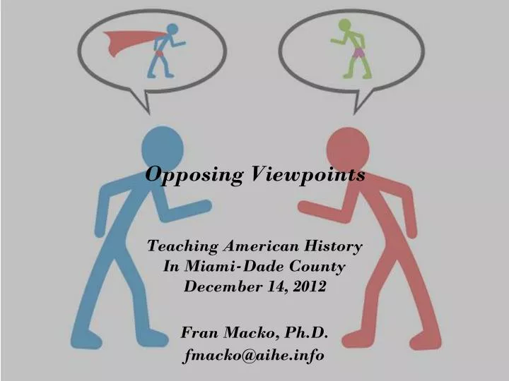 opposing view definition