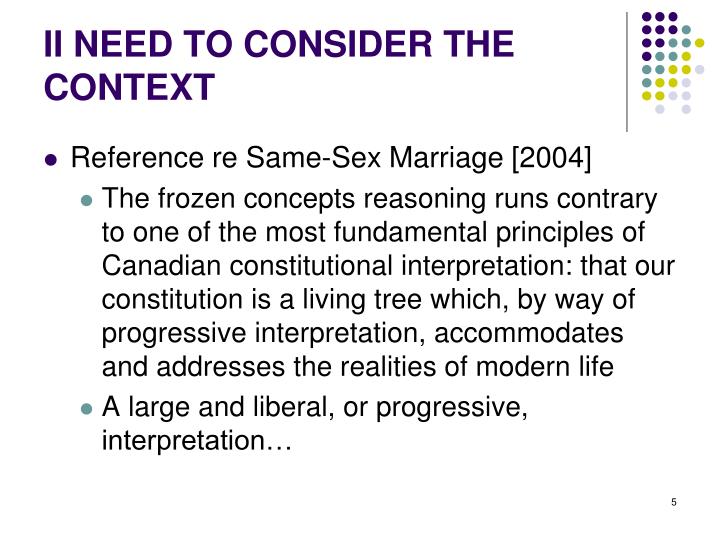 Reference re same sex marriage