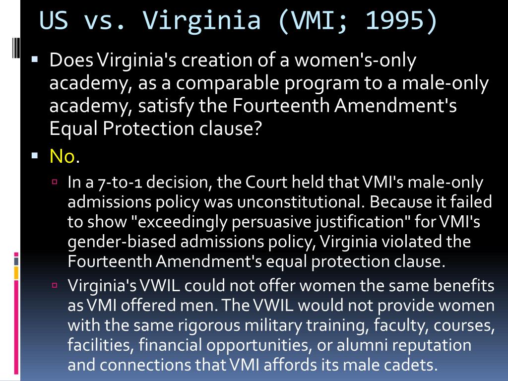 PPT - Equal Protection: Affirmative Action, women and Gay Rights ...